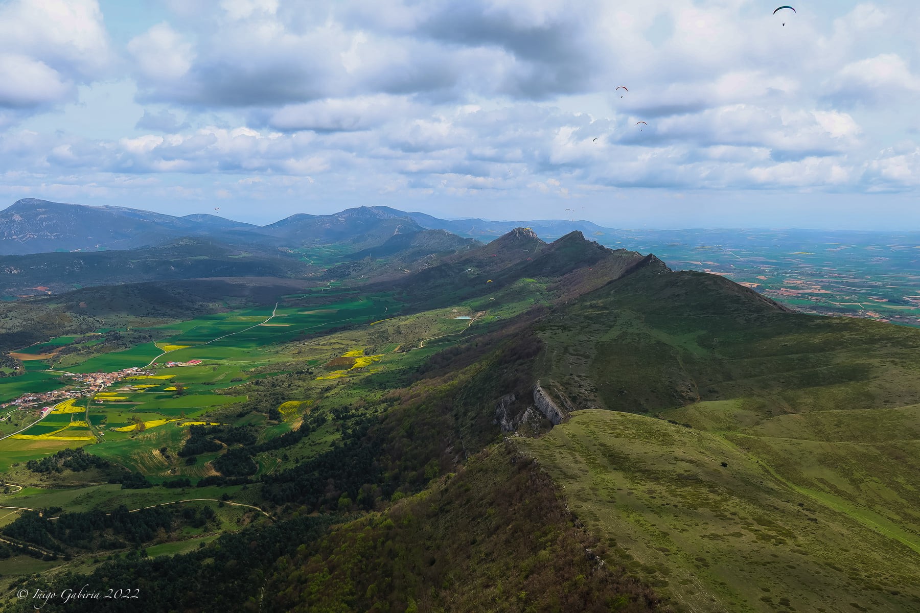 Comenzó el Campeonato Navarro de Parapente